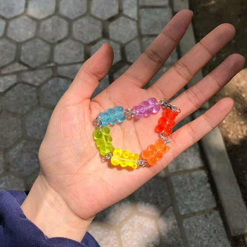 Rainbow Gummy Bear Bracelet