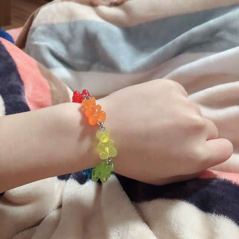 Rainbow Gummy Bear Bracelet