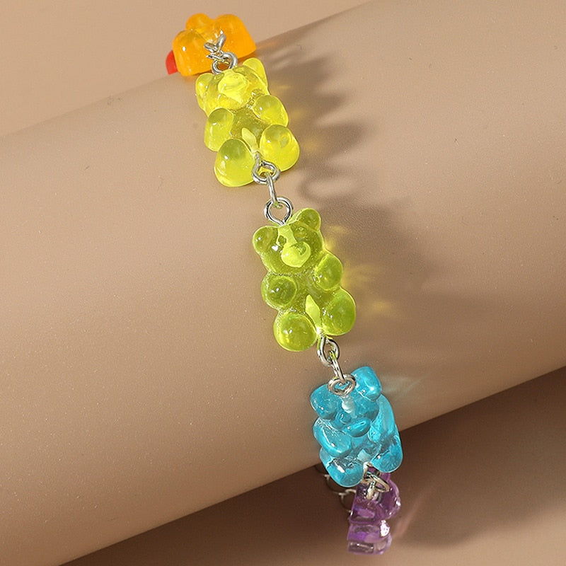 Rainbow Gummy Bear Bracelet