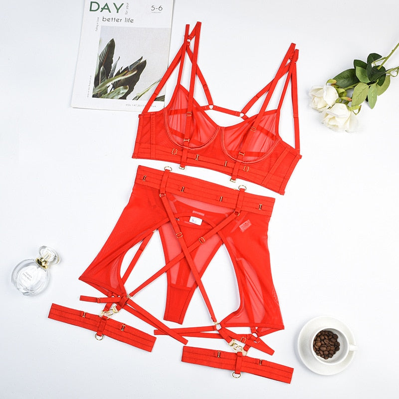 Lingerie Set 4-Piece