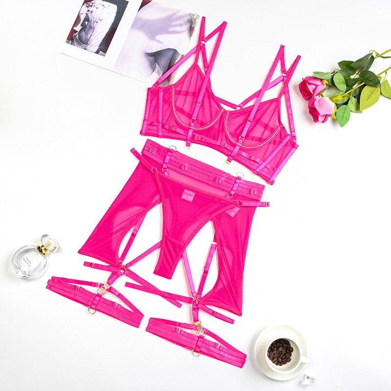 Lingerie Set 4-Piece