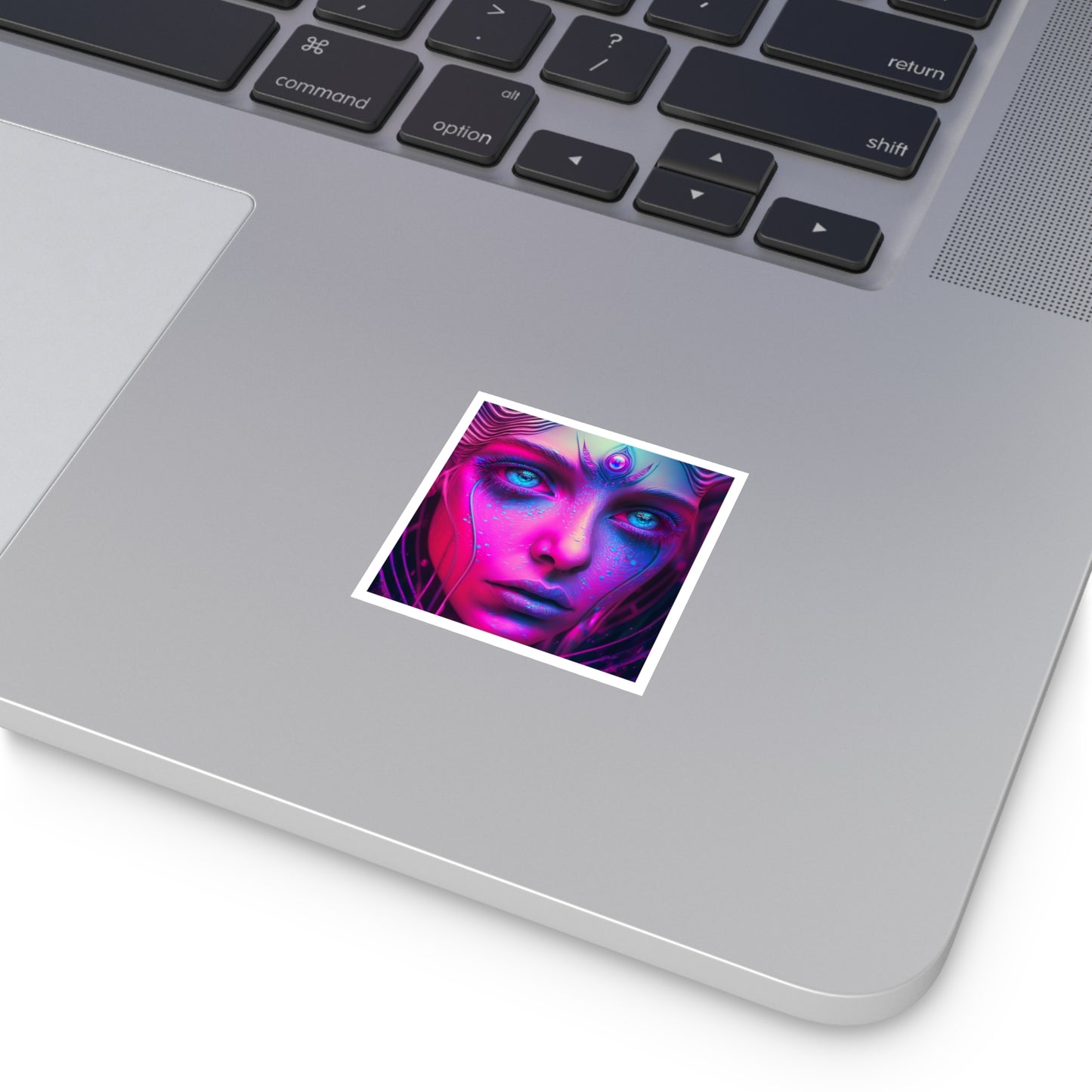 Hyperreal Girl Waterproof Sticker