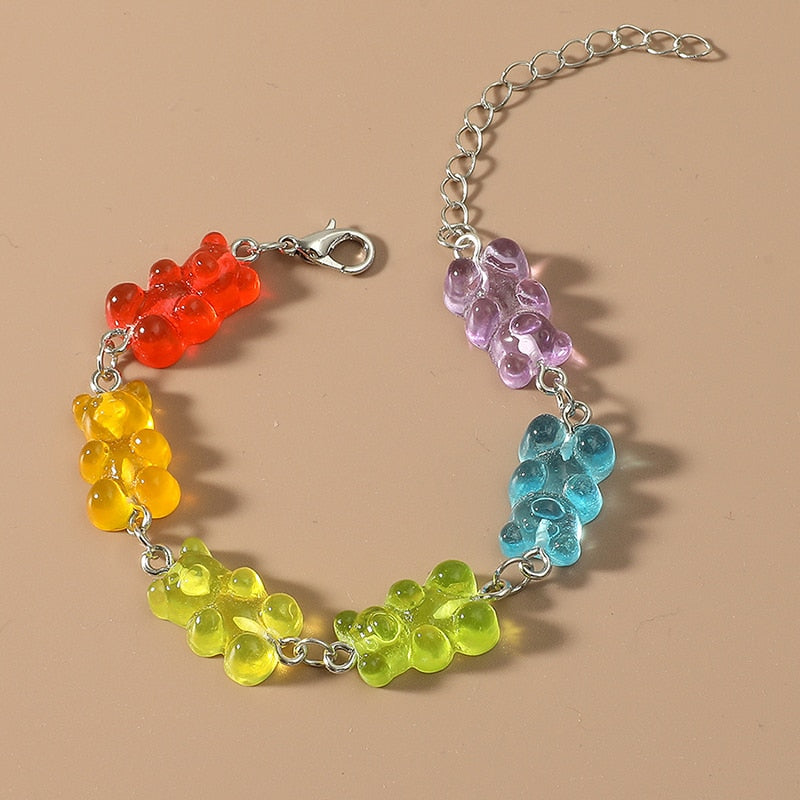 Rainbow Gummy Bear Bracelet