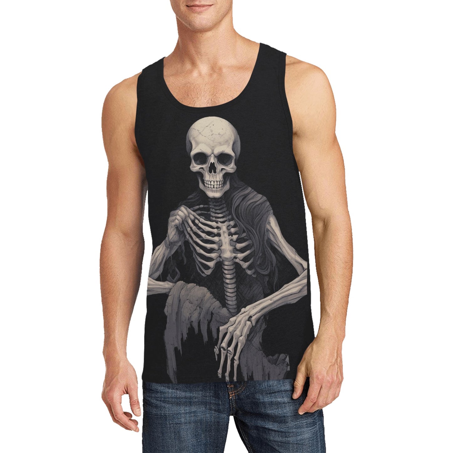 Men's All Over Print Tank Top (Model T57)