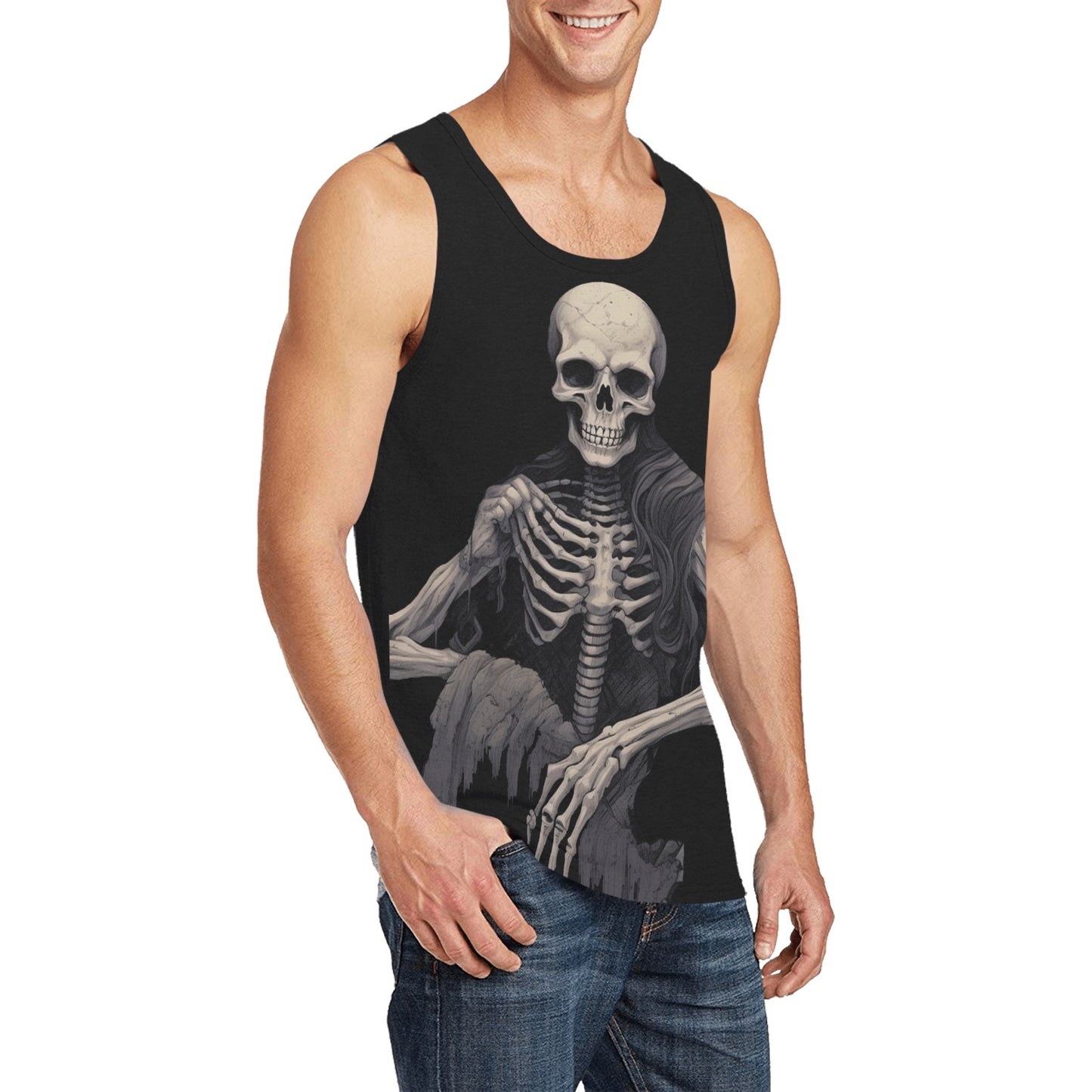 Men's All Over Print Tank Top (Model T57)